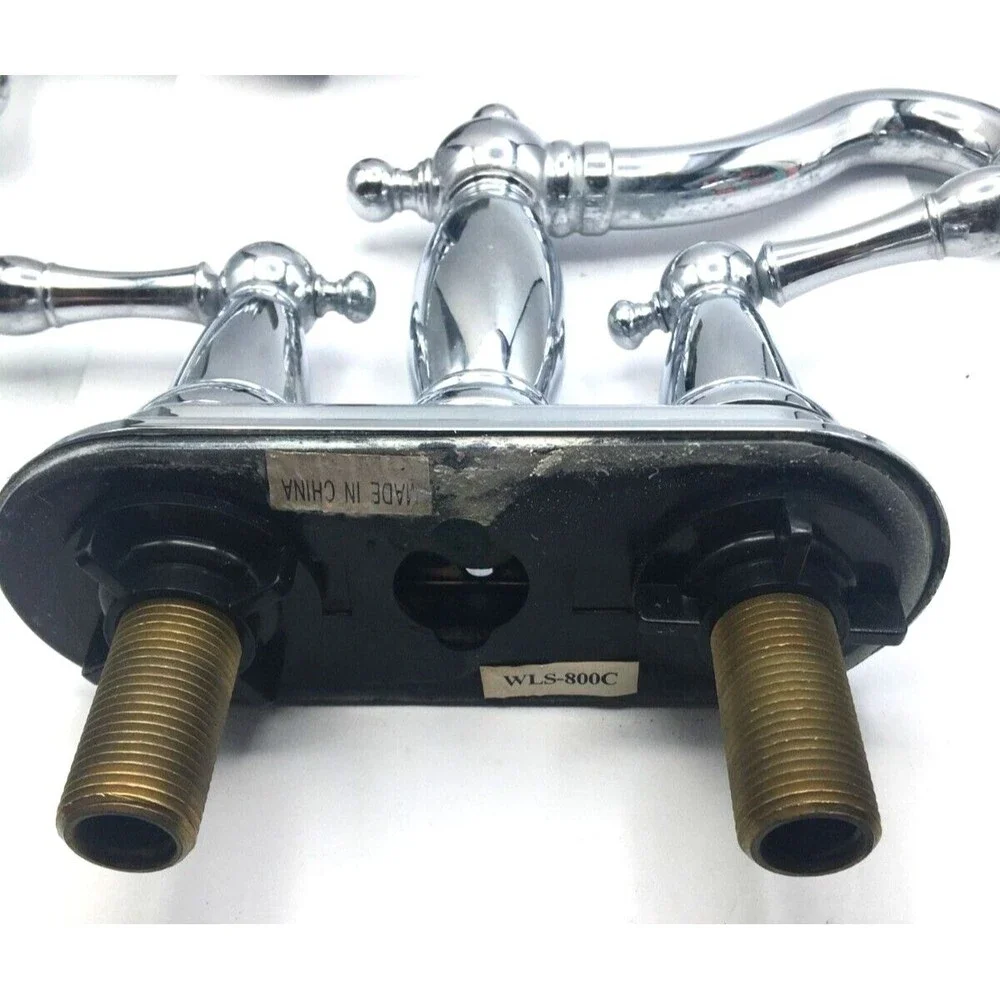 Pfister Bronson Bathroom Sink Faucet Polished Chrome LG48-BS0C Good Condition